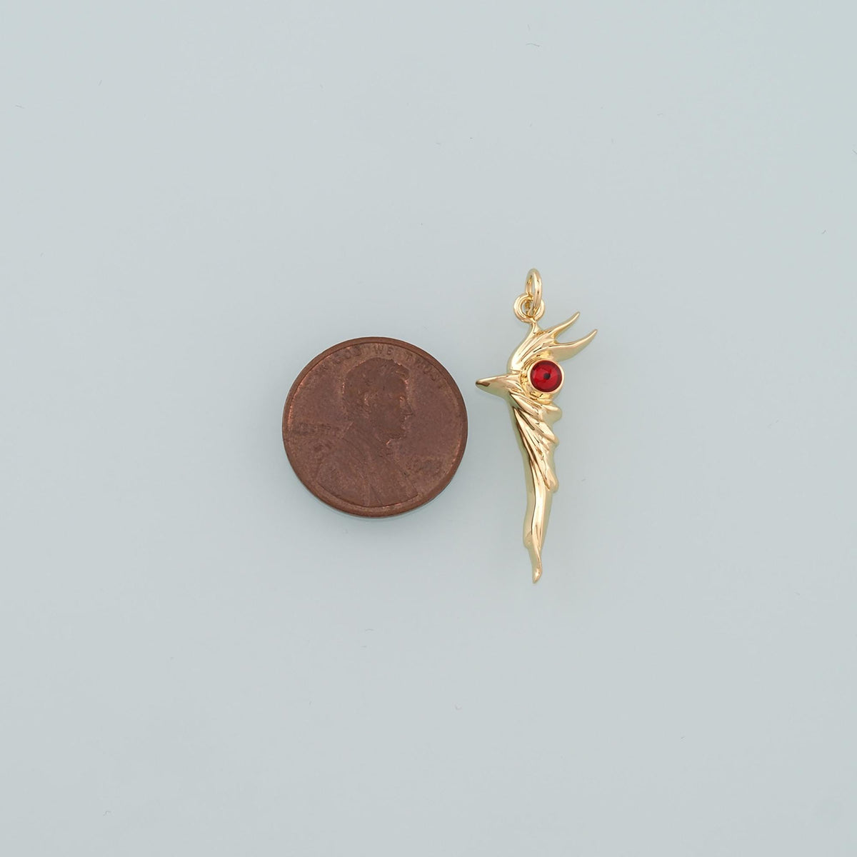 18K Gold Filled Cane Pendant,Enamel Cane Charm Bracelet Necklace for DIY Jewelry Making Supply