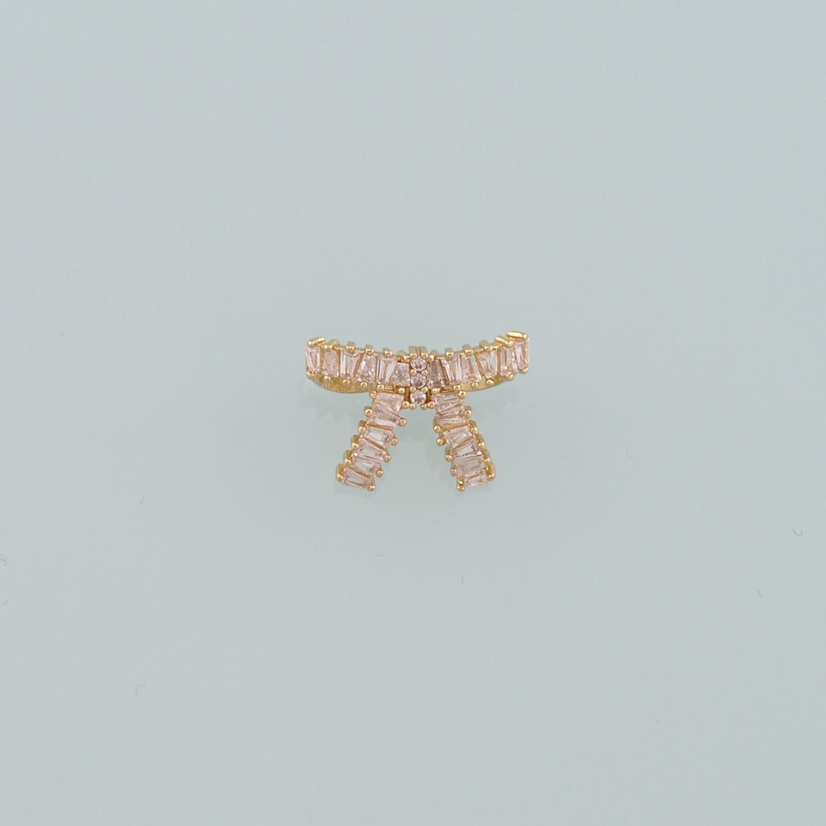 Gold Bow Charms,18K Gold Filled Bow Pendant,bow tie Charm Bracelet Necklace for DIY Jewelry Making Supply