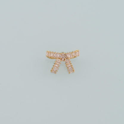 Gold Bow Charms,18K Gold Filled Bow Pendant,bow tie Charm Bracelet Necklace for DIY Jewelry Making Supply