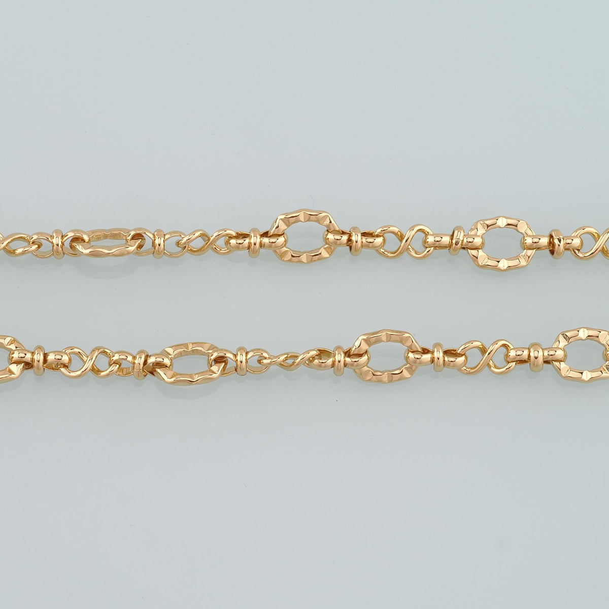 Gold Paper Clip Chain,18K Gold Filled Oval Chain for Necklace Bracelet DIY Jewelry Making Supply