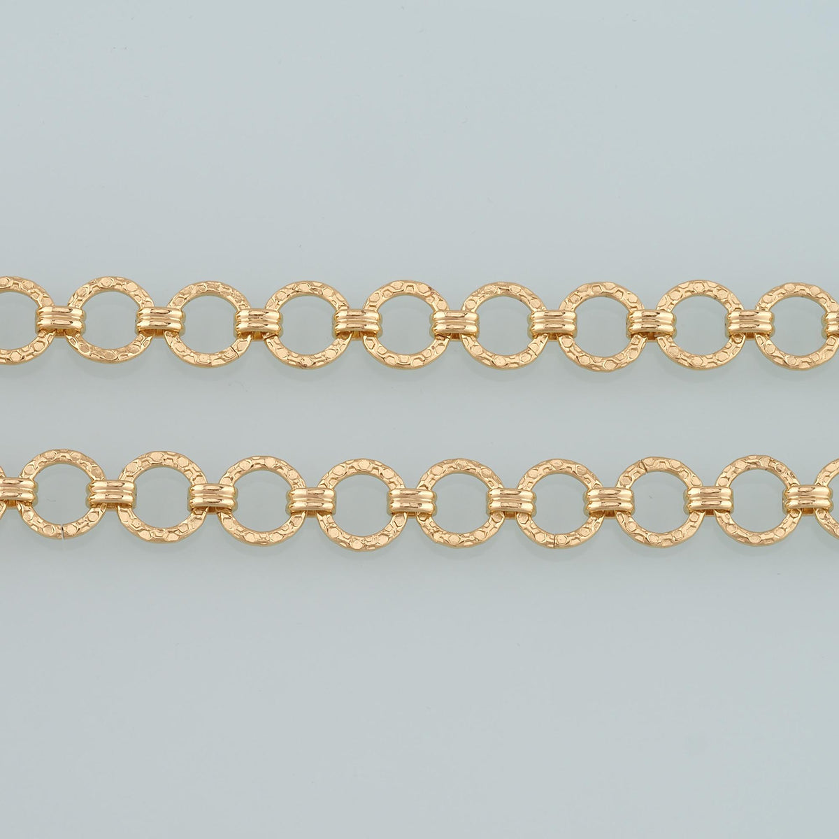 Gold Round Chain,18K Gold Filled Round Chain for Necklace Bracelet DIY Jewelry Making Supply