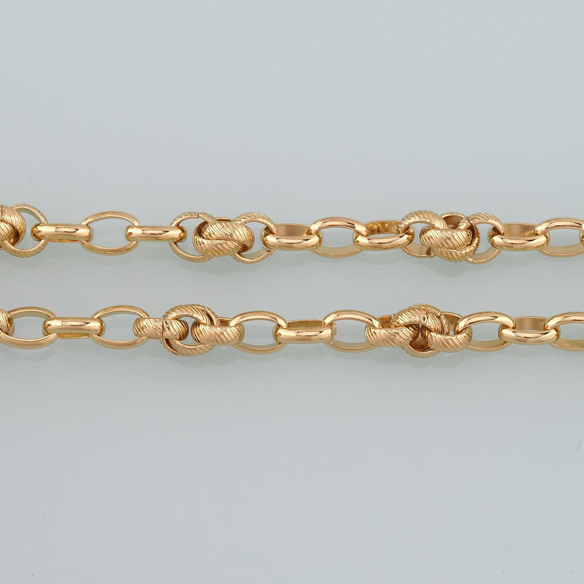 Gold Rollo Chain,18K Gold Filled Oval Chain for Necklace Bracelet DIY Jewelry Making Supply