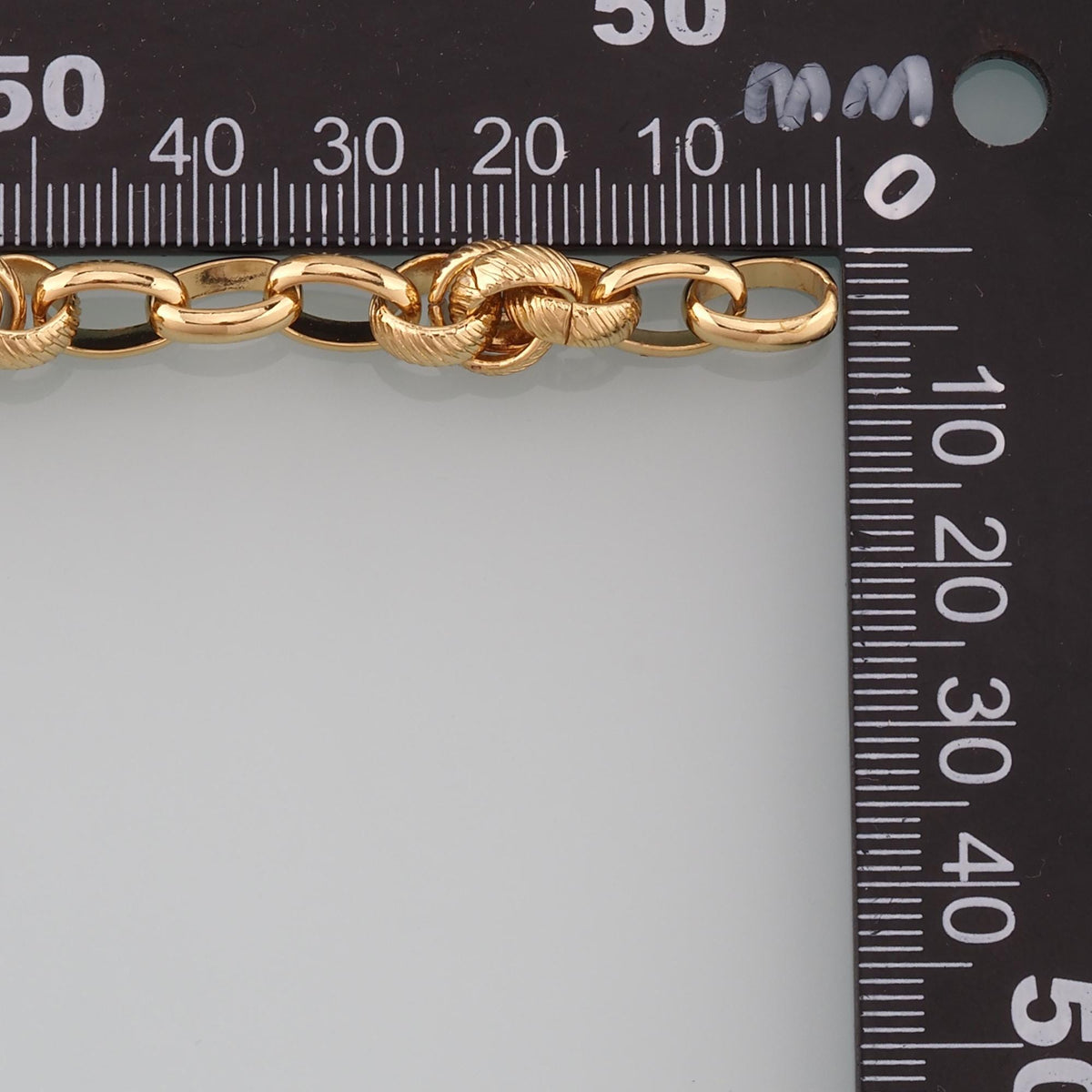 Gold Rollo Chain,18K Gold Filled Oval Chain for Necklace Bracelet DIY Jewelry Making Supply