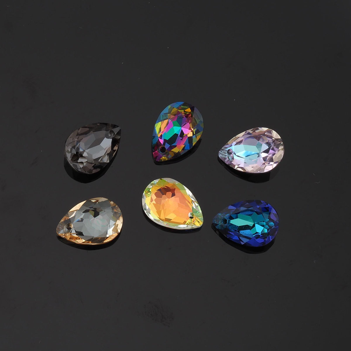 1pcs Teardrop Crystal Pendant Crystal AB Rhinestones for DIY Craft Jewelry Making Supply
