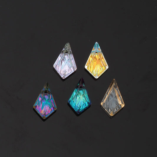 1pcs Kite Crystal Pendant Crystal AB Rhinestones for DIY Craft Jewelry Making Supply
