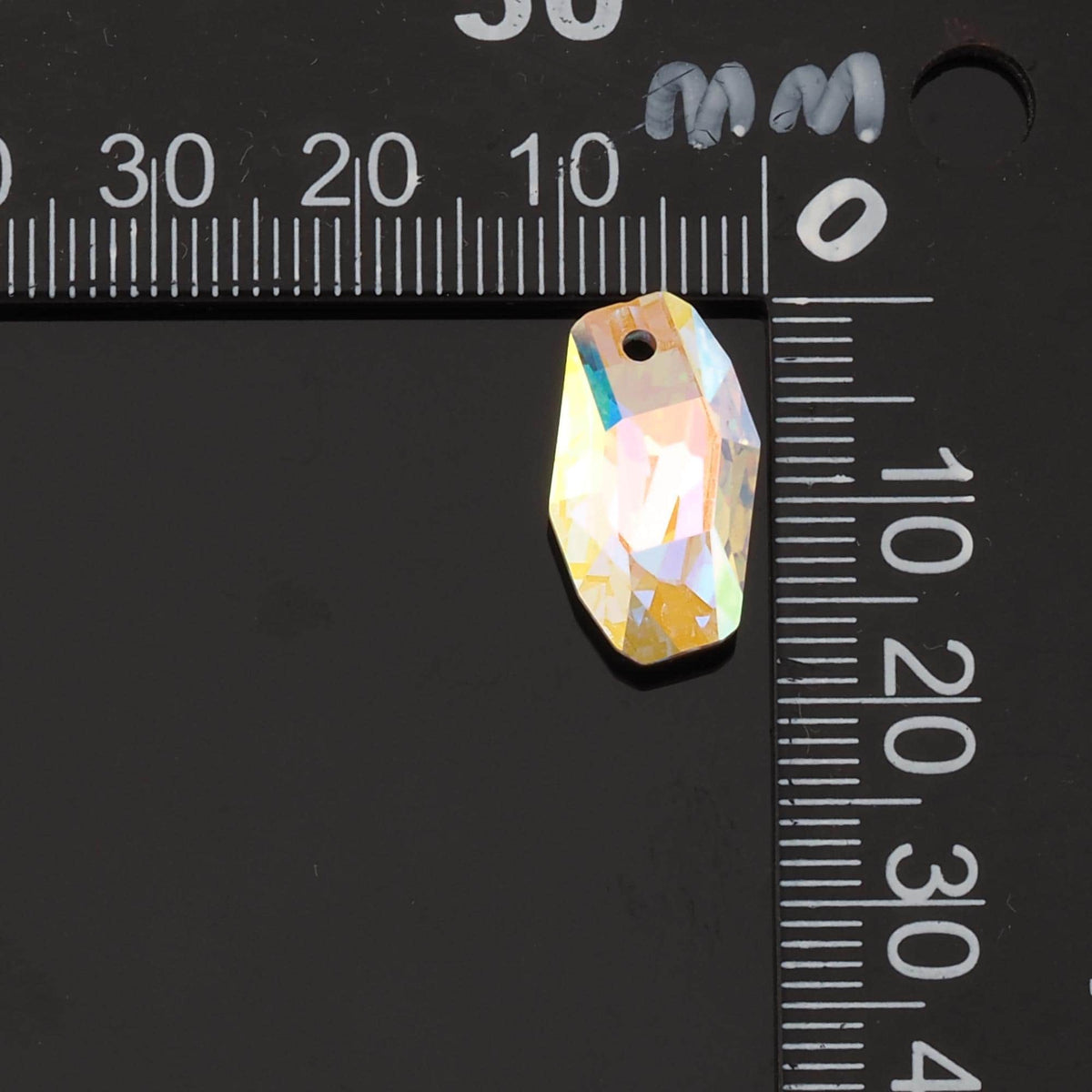 1pcs Oval Crystal Pendant Crystal AB Rhinestones for DIY Craft Jewelry Making Supply