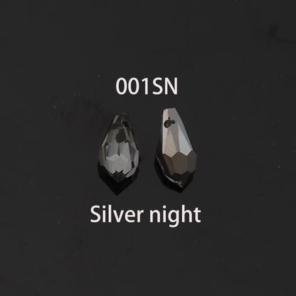 5pcs Teardrop Crystal Pendant Crystal AB Rhinestones for DIY Craft Jewelry Making Supply