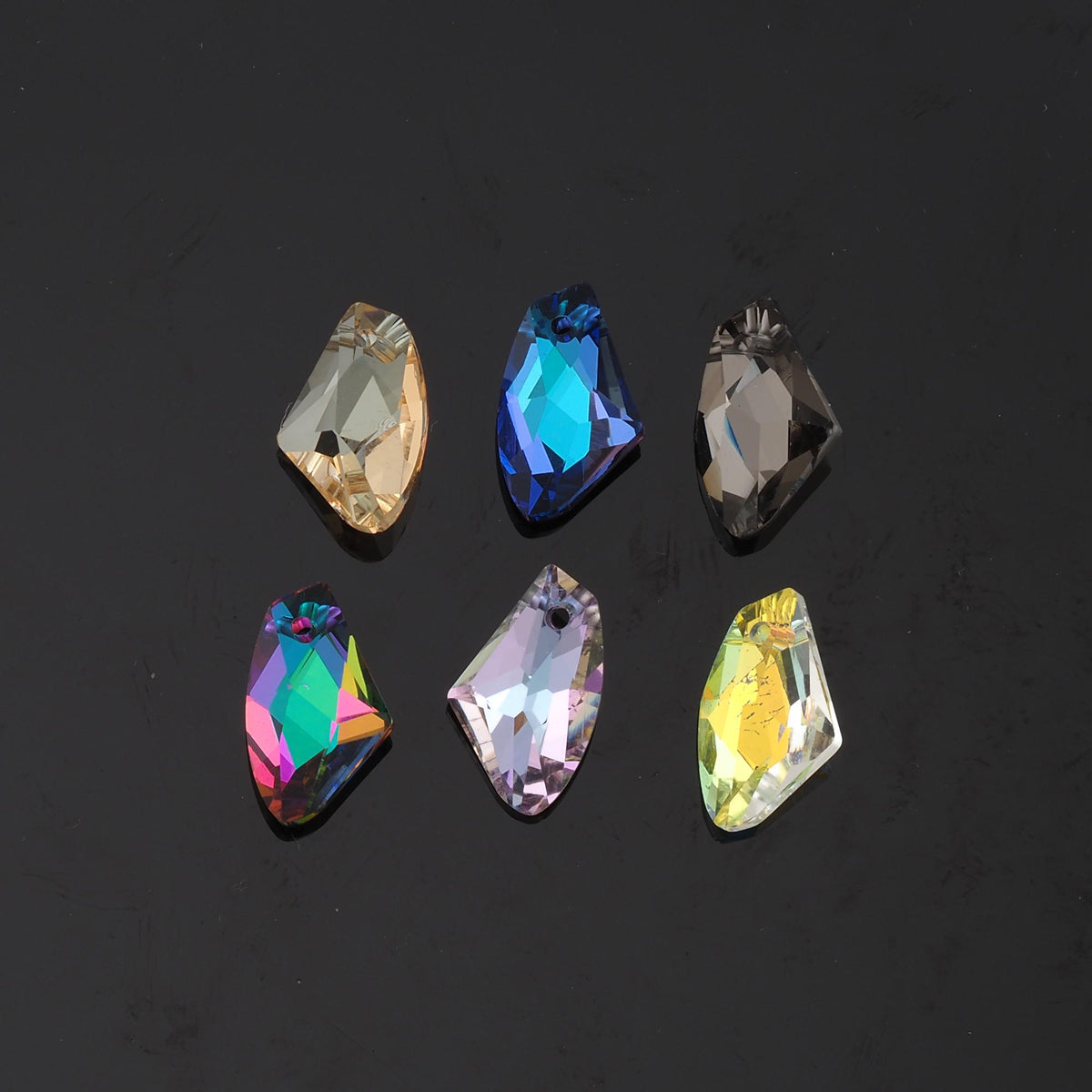 1pcs Geometry Crystal Pendant Crystal AB Rhinestones for DIY Craft Jewelry Making Supply
