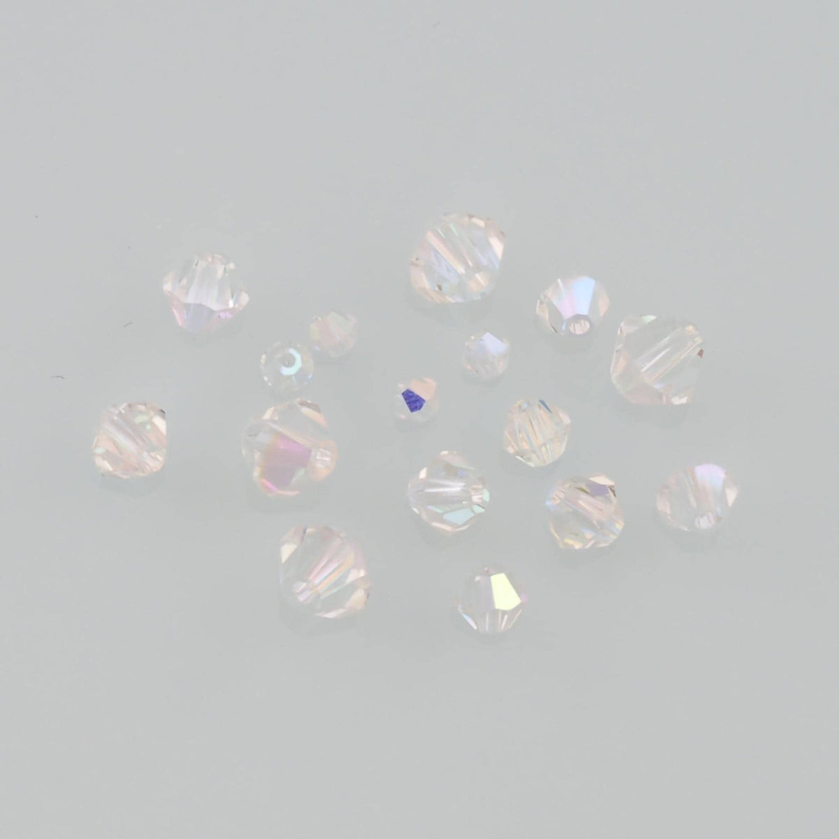 5pcs Sharp Crystal Spacer Bead Crystal AB Rhinestones for DIY Craft Jewelry Making Supply