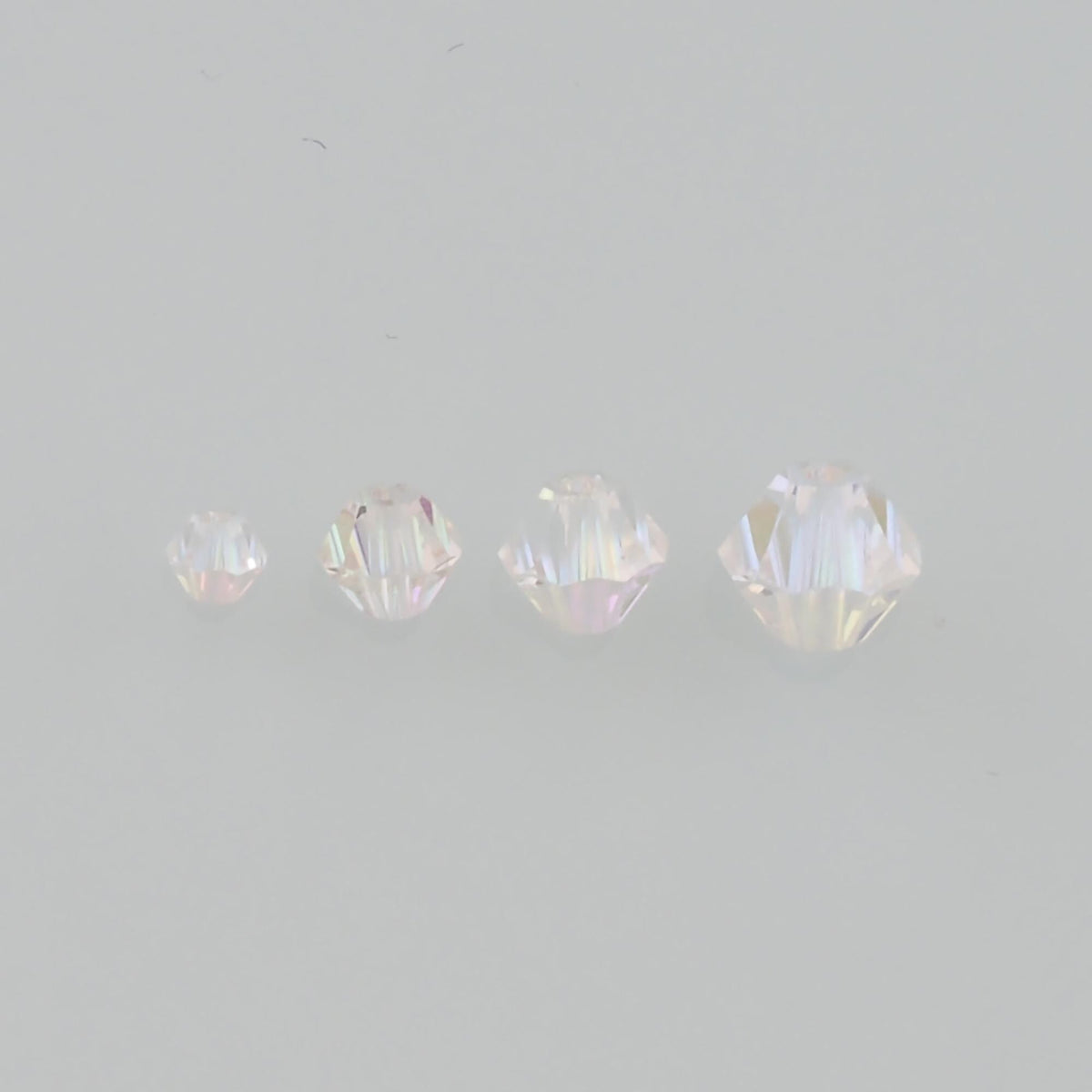 5pcs Sharp Crystal Spacer Bead Crystal AB Rhinestones for DIY Craft Jewelry Making Supply
