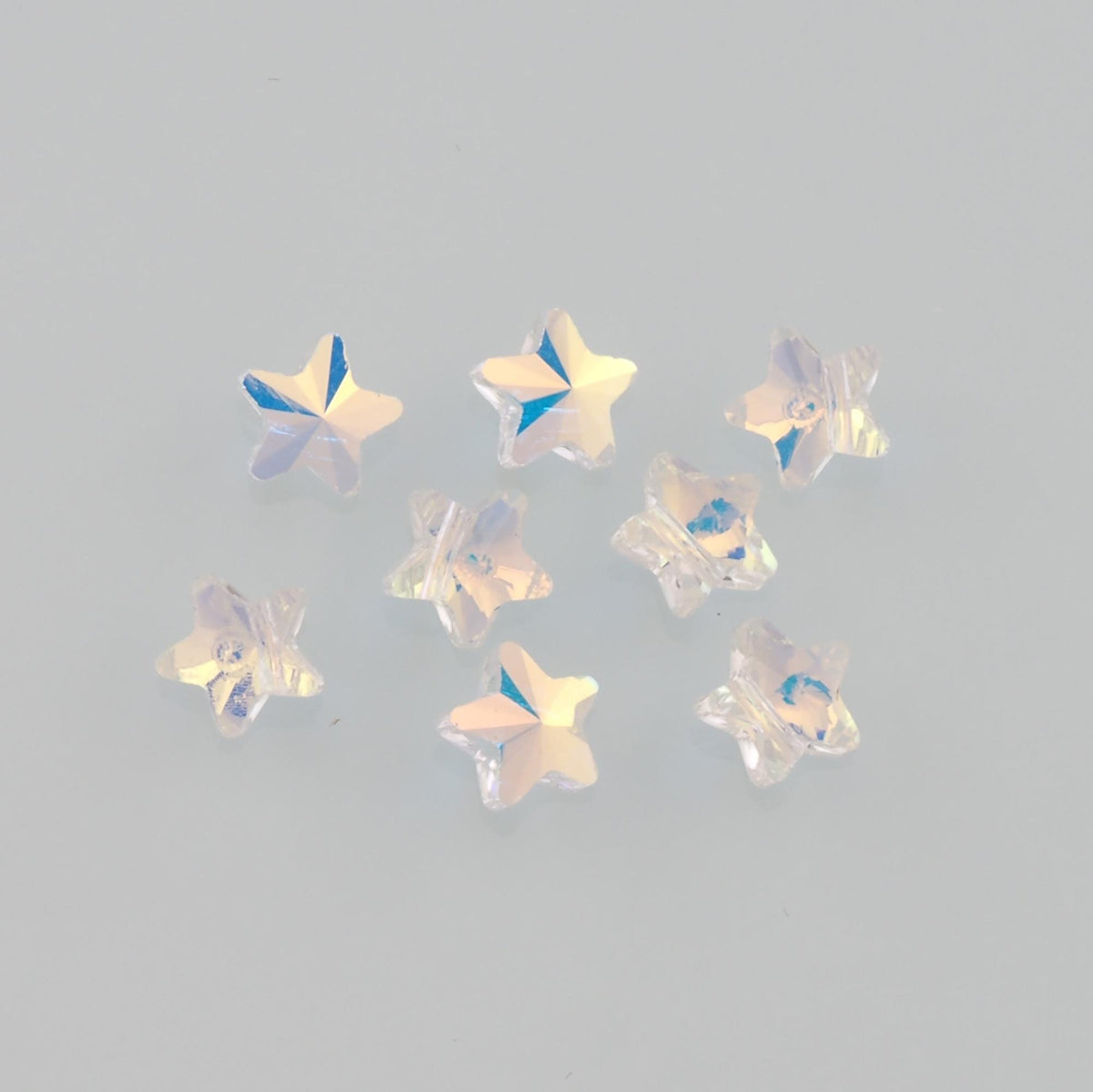 5pcs Star Crystal Spacer Bead Crystal AB Rhinestones for DIY Craft Jewelry Making Supply