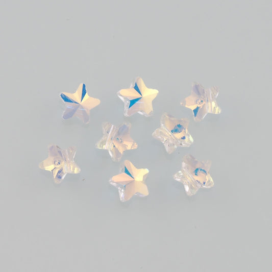 5pcs Star Crystal Spacer Bead Crystal AB Rhinestones for DIY Craft Jewelry Making Supply