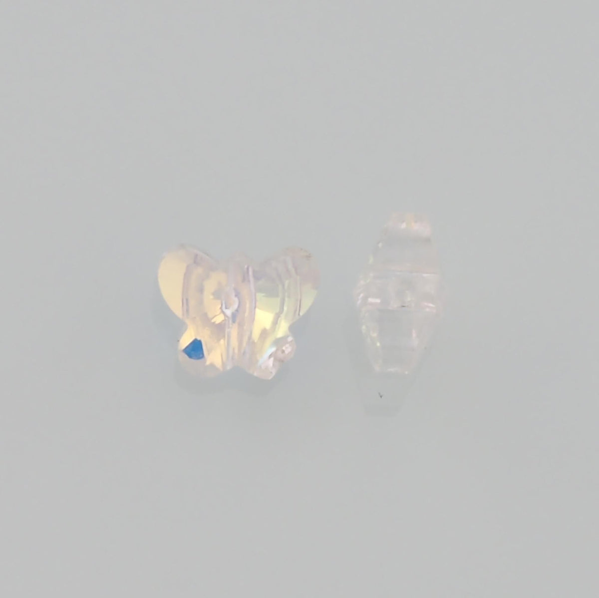 5pcs Butterfly Crystal Spacer Bead Crystal AB Rhinestones for DIY Craft Jewelry Making Supply