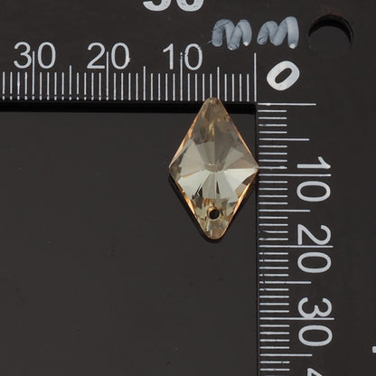 1pcs Rhombus Crystal Pendant Crystal AB Rhinestones for DIY Craft Jewelry Making Supply