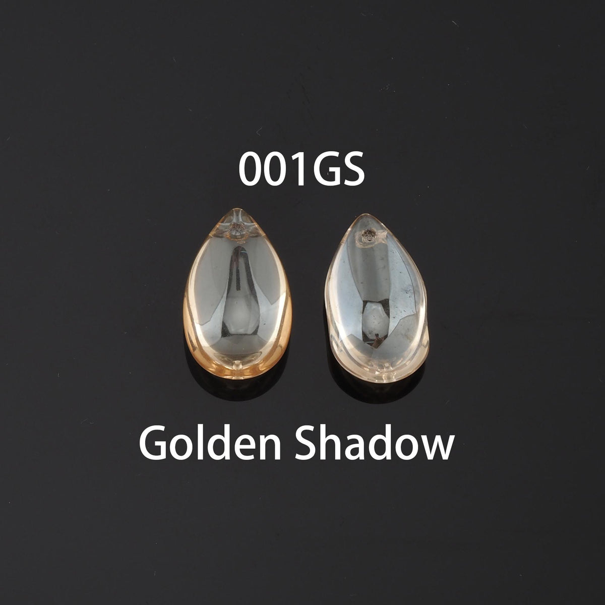 Gold Filled Crystal Teardrop Charm Pendant for Jewelry Making