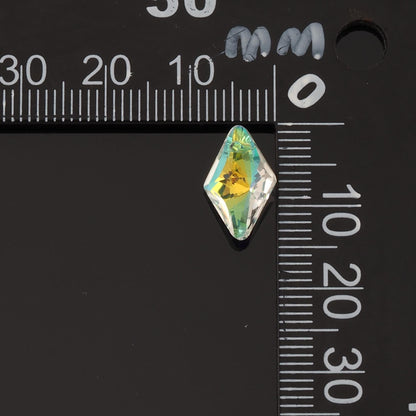 1pcs Rhombus Crystal Pendant Crystal AB Rhinestones for DIY Craft Jewelry Making Supply