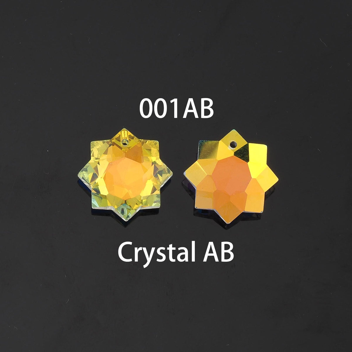 Gold Filled Crystal Sun Charm Pendant for Jewelry Making