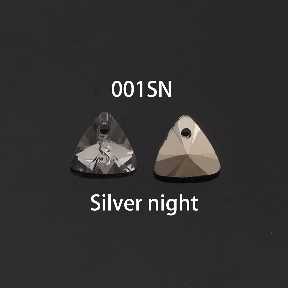 1pcs Triangle Crystal Pendant Crystal AB Rhinestones for DIY Craft Jewelry Making Supply