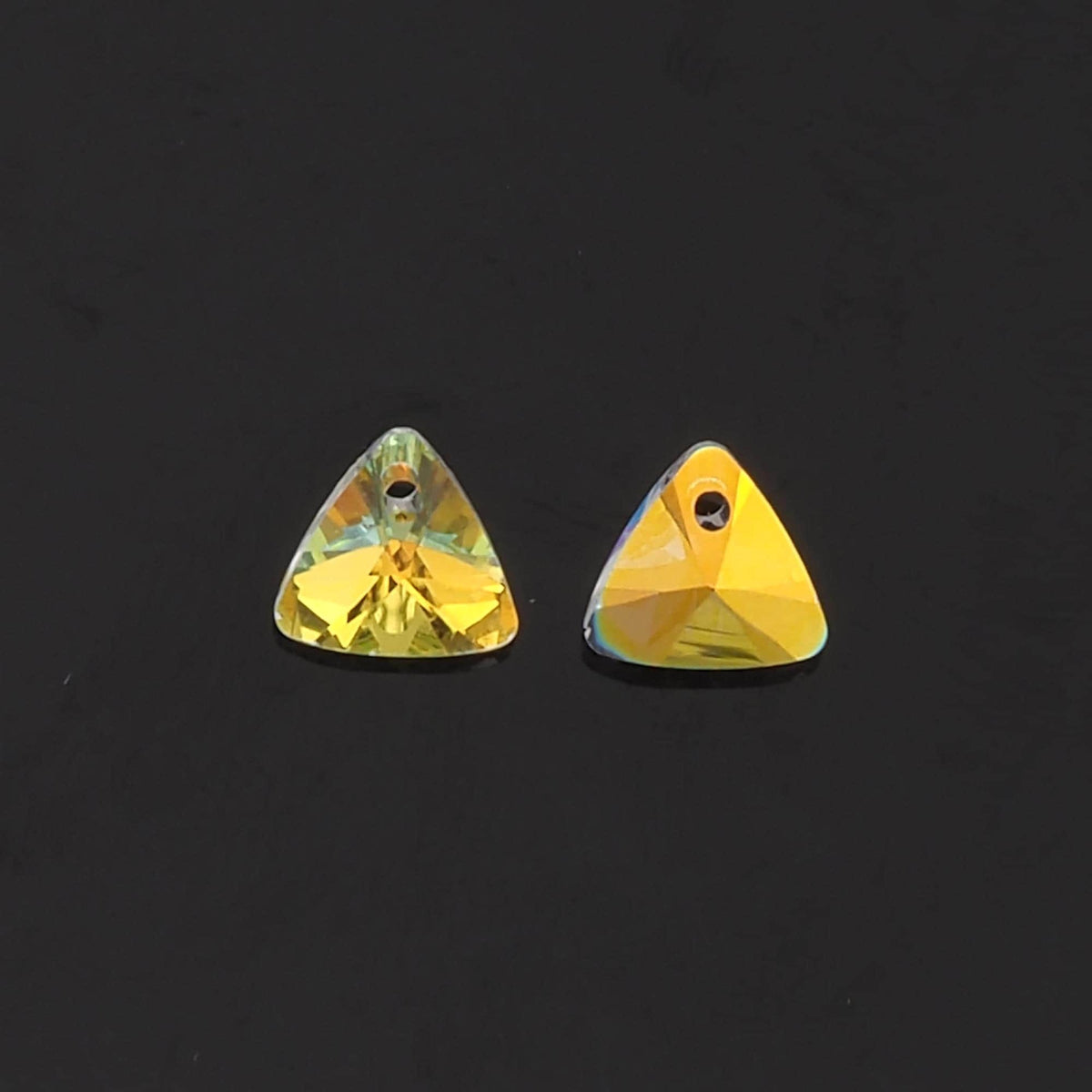 1pcs Triangle Crystal Pendant Crystal AB Rhinestones for DIY Craft Jewelry Making Supply
