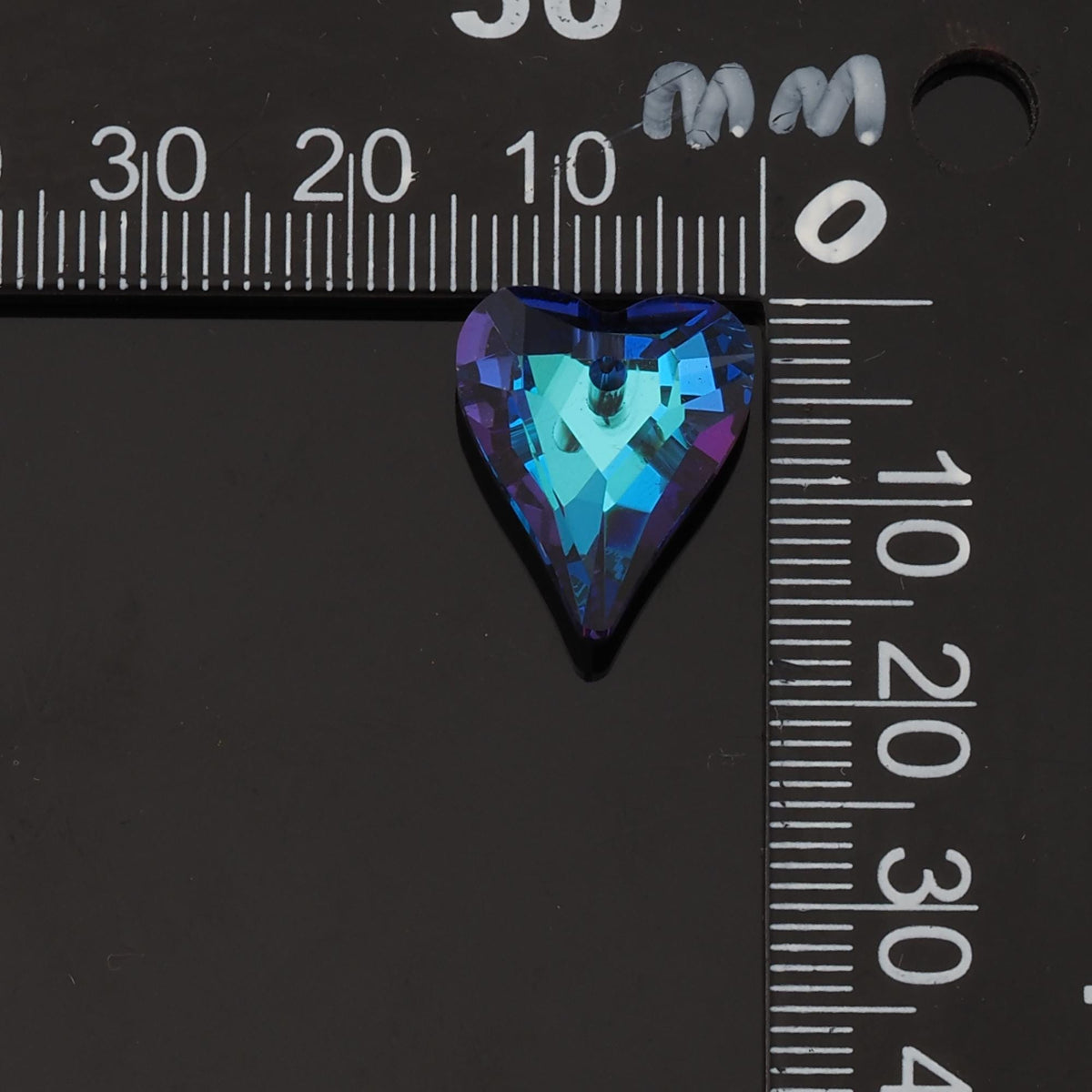 Gold Filled Crystal Heart Charm Pendant for Jewelry Making