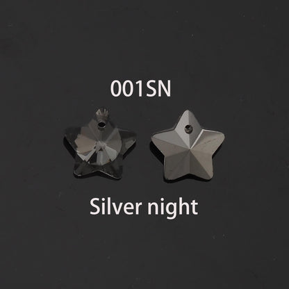Gold Filled Crystal Star Charm Pendant for Jewelry Making