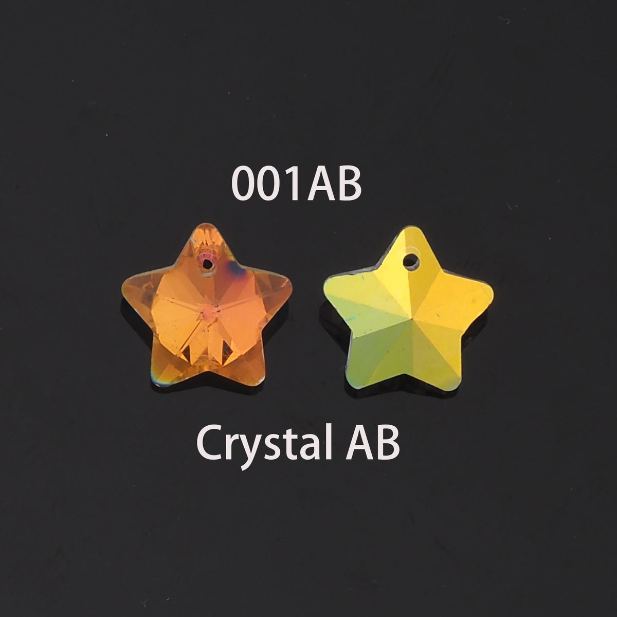 Gold Filled Crystal Star Charm Pendant for Jewelry Making