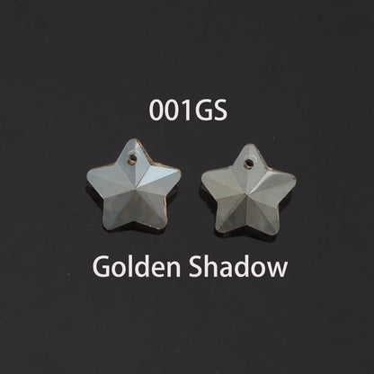 Gold Filled Crystal Star Charm Pendant for Jewelry Making