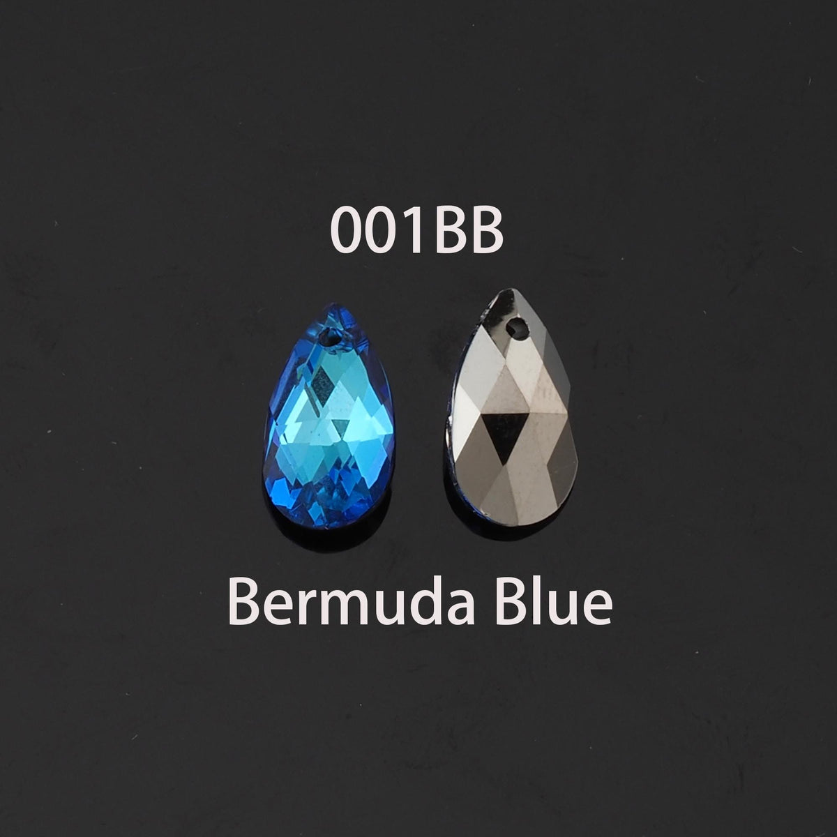Gold Filled Crystal Teardrop Charm Pendant for Jewelry Making