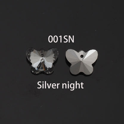 1pcs Butterfly Crystal Pendant Crystal AB Rhinestones for DIY Craft Jewelry Making Supply