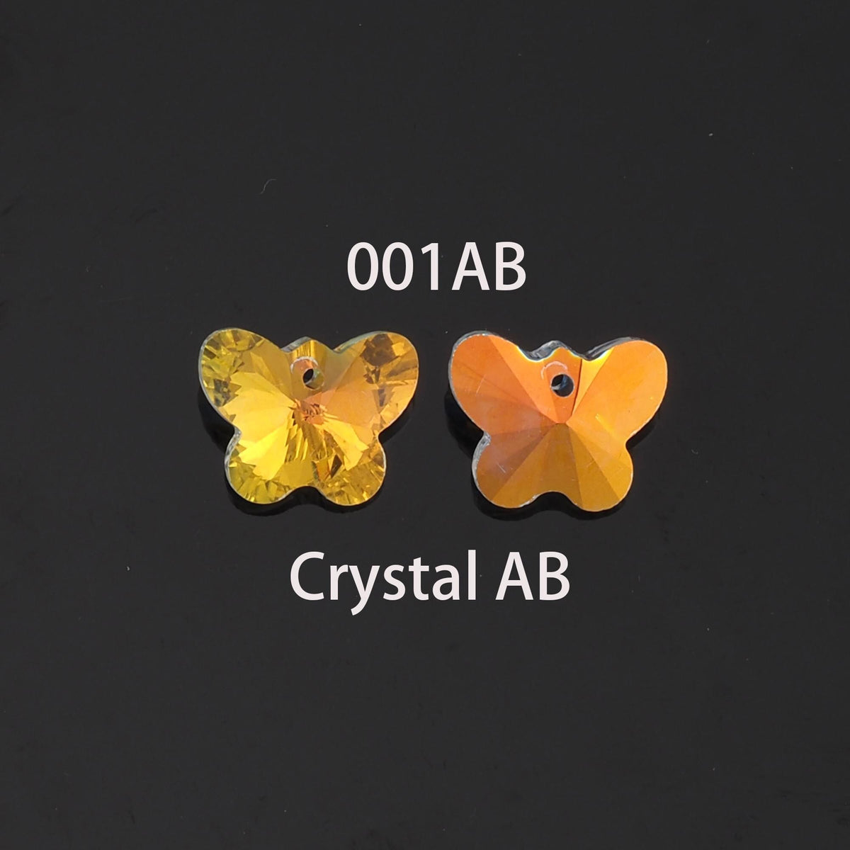 1pcs Butterfly Crystal Pendant Crystal AB Rhinestones for DIY Craft Jewelry Making Supply