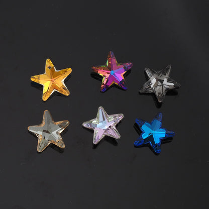 Gold Filled Crystal Star Charm Pendant for Jewelry Making