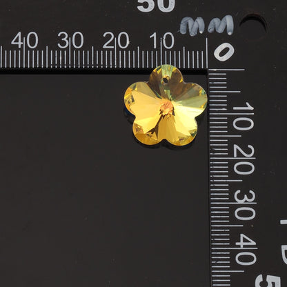 18K Gold Filled Flower Charm Pendant for Jewelry Making