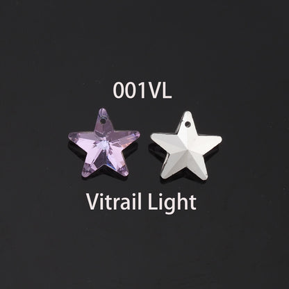 18K Gold Filled Star Charm Pendant for Jewelry Making