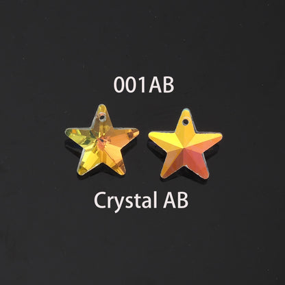 18K Gold Filled Star Charm Pendant for Jewelry Making