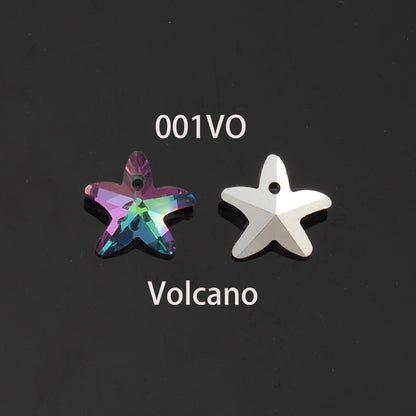 1pcs Starfish Crystal Pendant Crystal AB Rhinestones for DIY Craft Jewelry Making Supply
