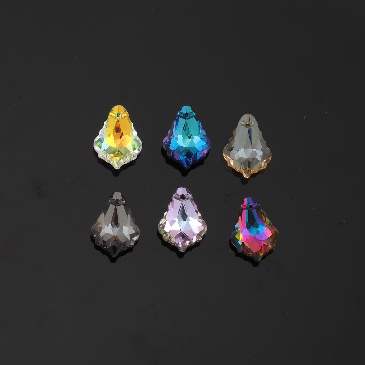 1pcs Maple Leaf Crystal Pendant Crystal AB Rhinestones for DIY Craft Jewelry Making Supply