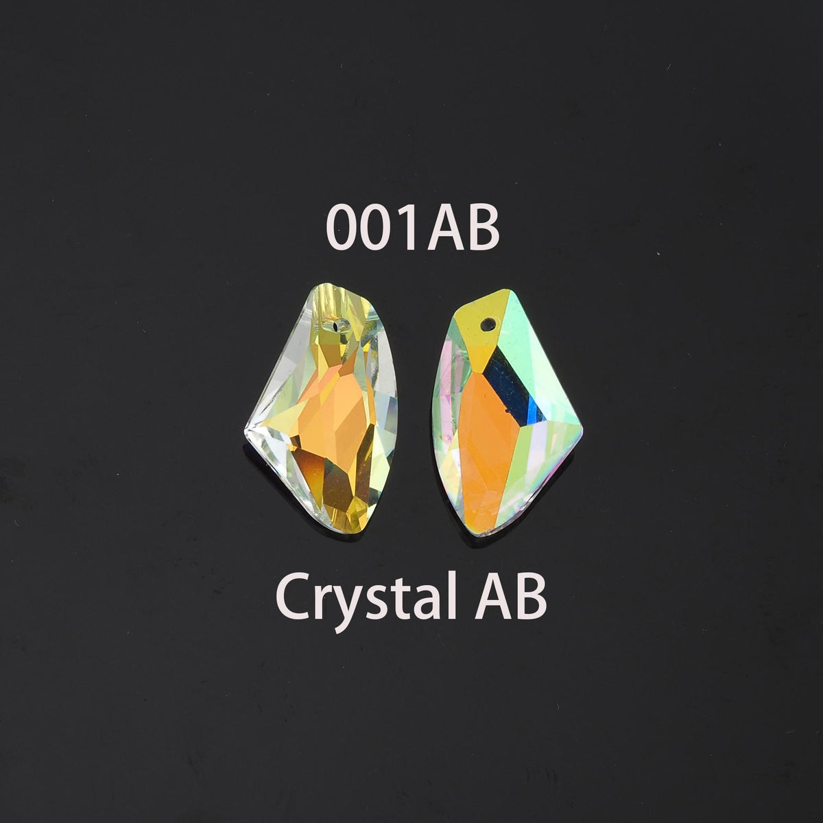 1pcs Geometry Crystal Pendant Crystal AB Rhinestones for DIY Craft Jewelry Making Supply