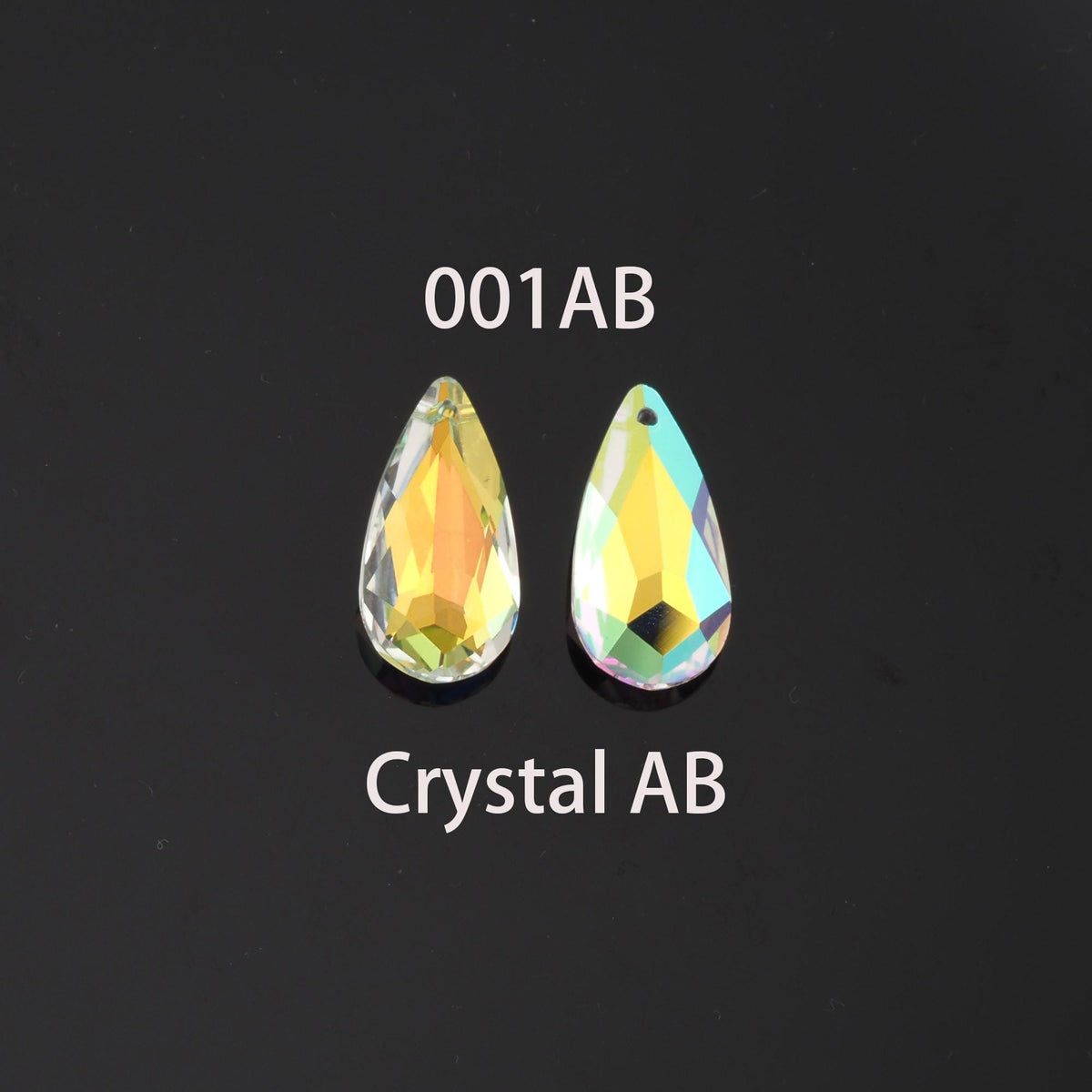 1pcs Teardrop Crystal Pendant Crystal AB Rhinestones for DIY Craft Jewelry Making Supply
