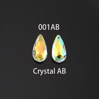 1pcs Teardrop Crystal Pendant Crystal AB Rhinestones for DIY Craft Jewelry Making Supply