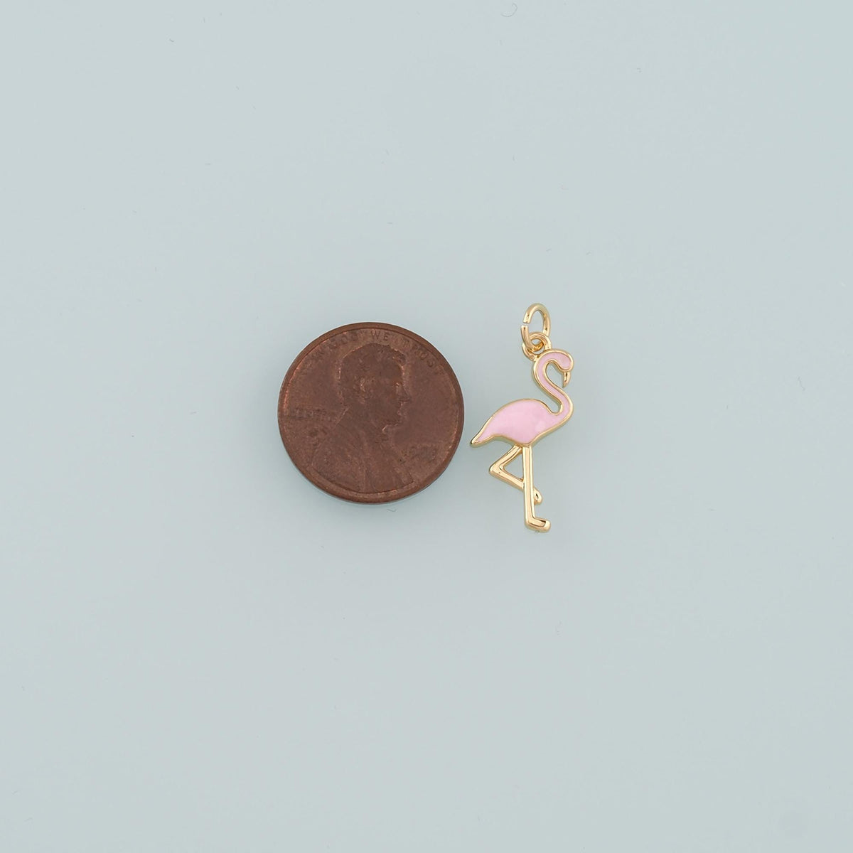 18K Gold Filled Enamel Charm Pendant for Jewelry Making