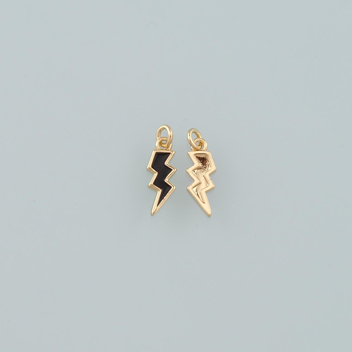 18K Gold Filled Enamel Charm Pendant for Jewelry Making