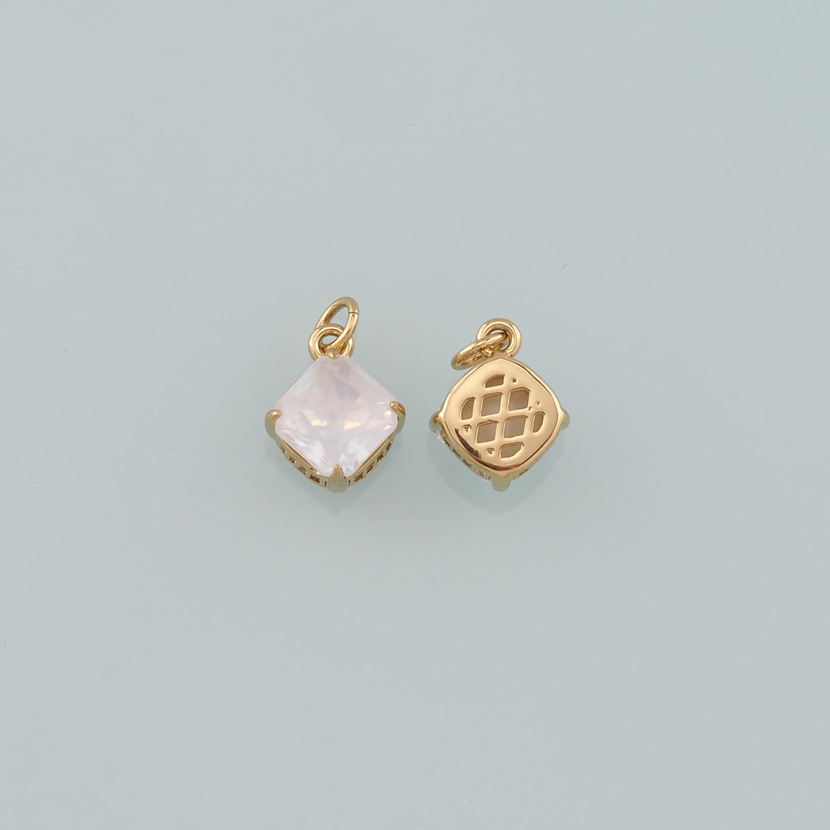 18K Gold Filled Hand Charm Pendant for Jewelry Making