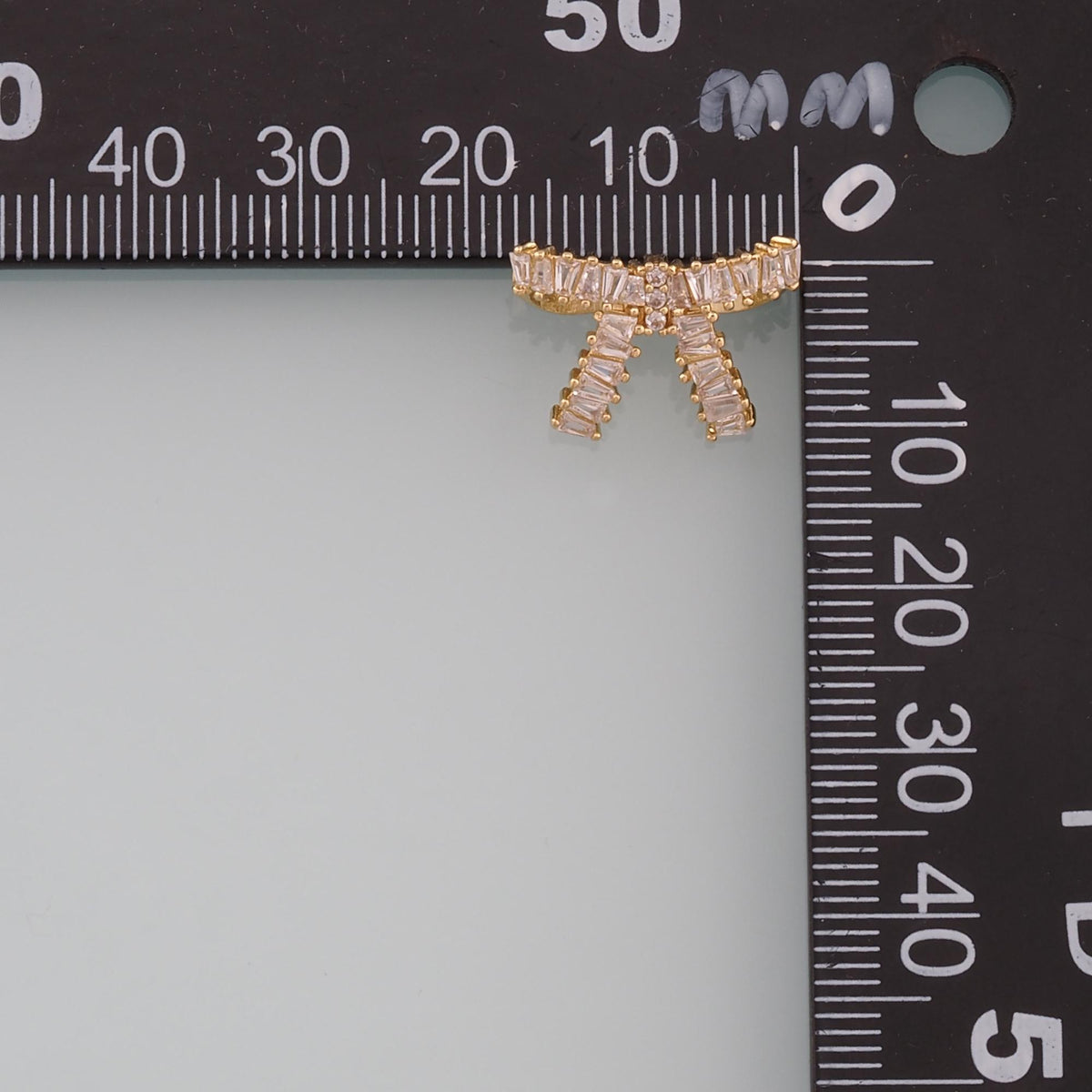 Gold Bow Charms,18K Gold Filled Bow Pendant,bow tie Charm Bracelet Necklace for DIY Jewelry Making Supply