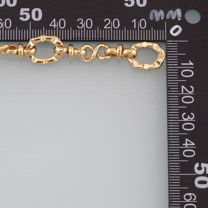 Gold Paper Clip Chain,18K Gold Filled Oval Chain for Necklace Bracelet DIY Jewelry Making Supply
