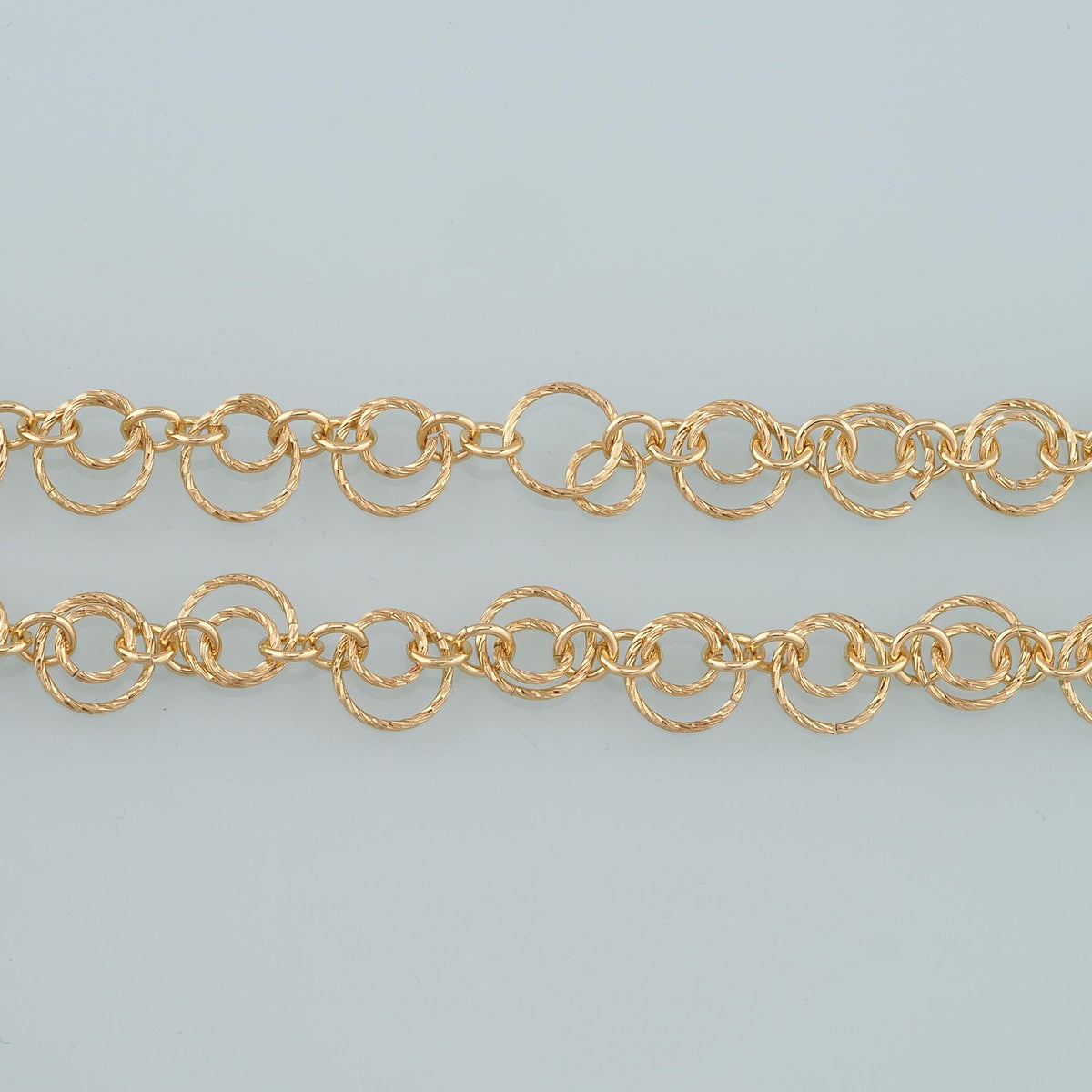 Gold Round Chain,18K Gold Filled Round Chain for Necklace Bracelet DIY Jewelry Making Supply