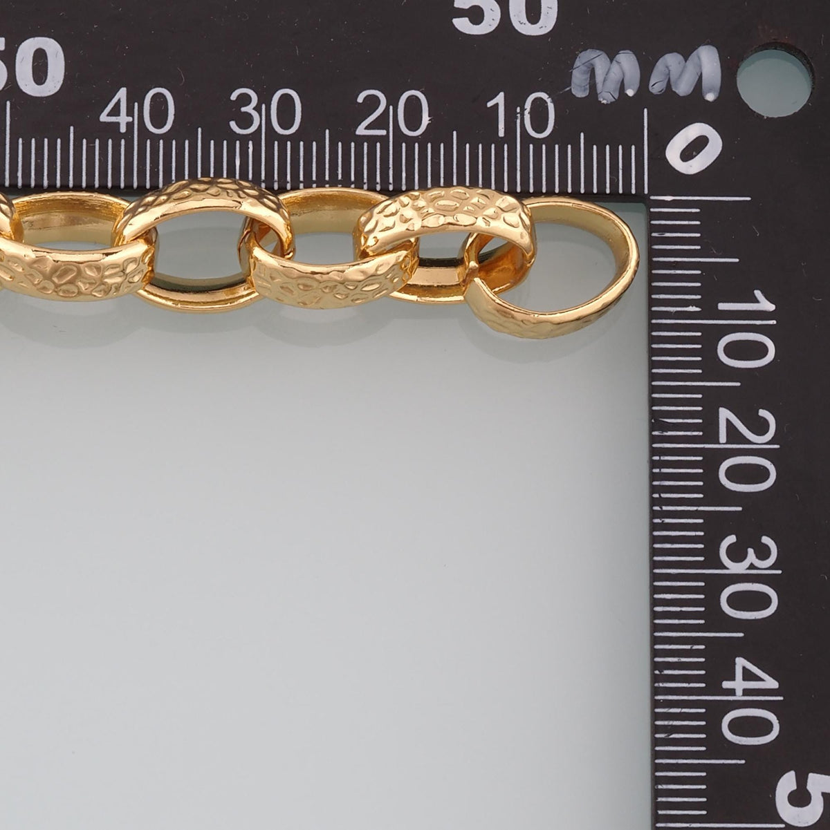 18K Gold Filled Oval Rolo Chain 3.28 ft, 16.40 ft for Jewelry Making