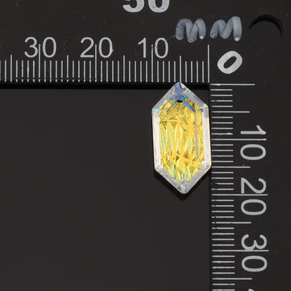 1pcs Hexagon Crystal Pendant Crystal AB Rhinestones for DIY Craft Jewelry Making Supply