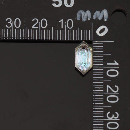 1pcs Hexagon Crystal Pendant Crystal AB Rhinestones for DIY Craft Jewelry Making Supply