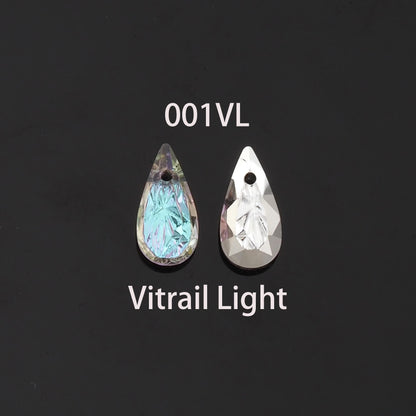 1pcs Teardrop Crystal Pendant Crystal AB Rhinestones for DIY Craft Jewelry Making Supply