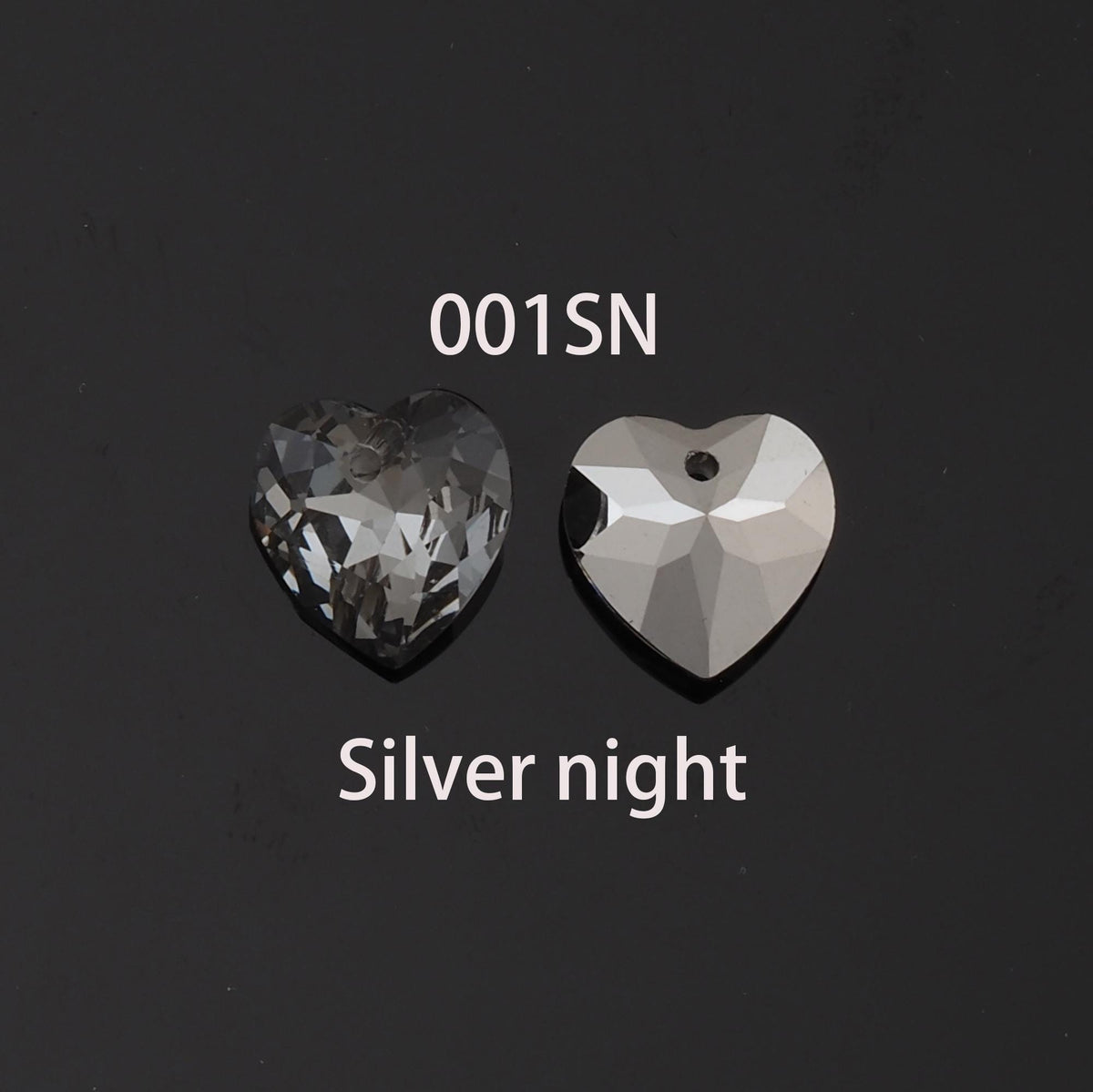 1pcs Heart Crystal Pendant Crystal AB Rhinestones for DIY Craft Jewelry Making Supply